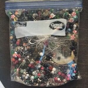Colorful Bead and Pin Collection